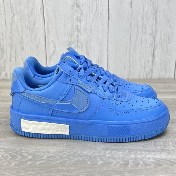 Nike Air Force 1 Fontanka University Blue DH1290-400 Women's Size 7 - Picture 3 of 11